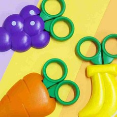 유아 소형 안전 가위 가위캡 키즈 문구 아동가위