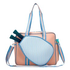 運動女包 防水斜挎匹剋球拍包 單肩戶外運動球拍包, W1, 1個