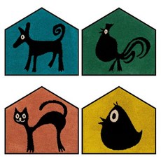 잇사이 - 일본수입 SENKO 조코모몰라 악센트 매트 4컬러, 닭, 컬러:닭, 1개