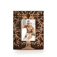 Mahasu Tabletop Frames 망고 우드 앤티크 블랙 액자 15.2 x 10.2cm(6 x 4인치) 테이블 탑 디스플레이 아빠 할아버지 아버지의 선물에 이상적 (, Mahasu Tabletop Frames 망고 우드 앤