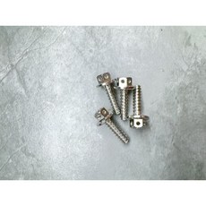 POSH 白鐵 鍍鈦 M4 M5x15 內外六角 通用型 鐵板牙螺絲 鐵板牙 M5螺絲, 鍍鈦,M5X35mm, 1個