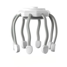頭部按摩器 八爪按摩 電動按摩儀 紓壓按摩, 標配款(優雅白八爪按摩器)