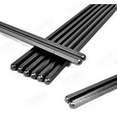 仙德曼 高玻抗菌筷-六角(五雙) PC014-2 抗菌筷 六角筷 黑色筷 日式筷子 高玻筷 環保筷 露雅迷, 1個, 黑色