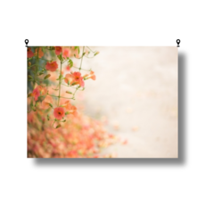 해룸 대형 패브릭 포스터 두꺼비집 가리개 페브릭 태피스트리 가림천 아트 행잉 초대형, 8.능소화꽃