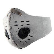 【肥佬嚴選】騎士防風沙口罩 自行車 機車外送員 濾片可拆式 騎士口罩, 1個, 灰色, 灰色