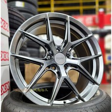 土城輪胎王 類 B 19吋旋壓鋁圈 鈦色 5/108 5/112 5/114.3 RAV4, 1個