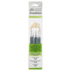 숏핸들 유화 필수 붓 6종 세트 미술 입문 학생 취미 회화 평붓, 1개, 상세페이지 참조