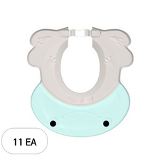 톨스토이 개구리 실리콘 샴푸캡, 라임, 11개