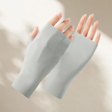 防曬手套女薄款冰絲透氣防滑露指觸屏騎行開車夏季防紫外線戶外薄