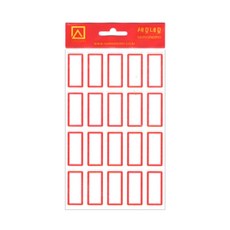 오피스 문구 세모네모 견출지 10-214R 적색