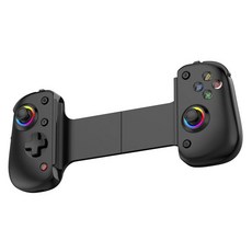 BSP BSP-D8 PRO RGB 태블릿 컨트롤러 스위치 게임용 무선 핸들 P3 P4 안드로이드 IOS 게임 패드 용 블루투, 1개, 02 Black