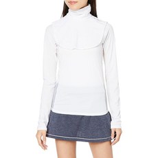 던롭(DUNLOP) 테니스 여성 넥 커버 (프리 사이즈) UV 차단 화이트 TAC8008W