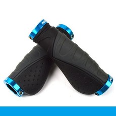 자전거 핸들 알루미늄 합금 바 그립 라이딩 바이스 장비 산악 바 액세서리, Gray-Blue, 6) Gray-Blue, 1개