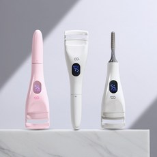 오아 듀얼 히팅 뷰러 속눈썹 고데기, 화이트