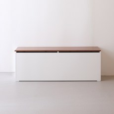 제이디퍼니처 국내제작 셀로1200 와이드 다용도 벤치수납 E0등급 LPM마감, 1개, 셀로1200_멀바우화이트