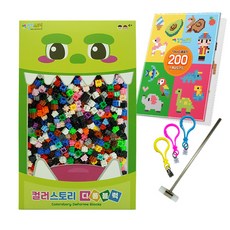 디폼블럭10mm165개 세트&부자재증정, T06_10mm_19색 2300개 사각믹스세트, 1개