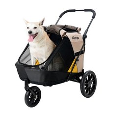 ibiyaya 迷你卡三合一寵物拖推車 寵物推車、自行車拖車、寵物窩