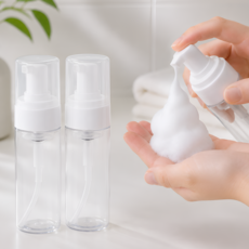 풍성한 버블폼 용기 150ml, 2개, 투명