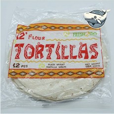 부드러운 또르띠야 12매 건강한 밀키트 간편한 adp+582Cy