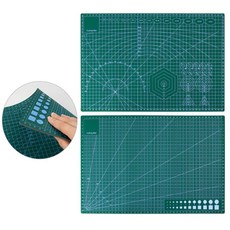 양면 녹색 커팅 매트 책상 고무 매트 판 깔개 A3, 상세페이지 참조