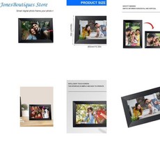 사진 프레임 IPS 터치 스크린 Wi -Fi 활성화 자동 회전 디스플레이 w8ke, 01 빠른