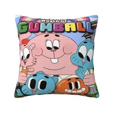 만화 사각형 베개 커버 쿠션 지퍼 장식, 19. 19