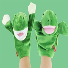 편한집 파충류 손인형 동물손인형 장갑인형 역할놀이, 악어, 1개, 1개