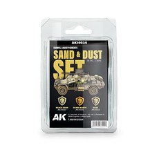 (Pandainn) AK AK14034 沙塵套裝琺瑯顏料 AK14007 AK14010 AK14014 模型 舊化, 1個