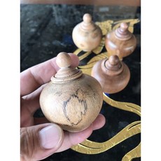 台灣祐全生物科技有限公司 牛樟芝椴木寶瓶 手把件 獨特木質香氣, 17號, 1個