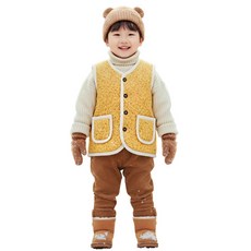 [루리] 어린이집 유치원 5컬러 아동조끼 누빔조끼