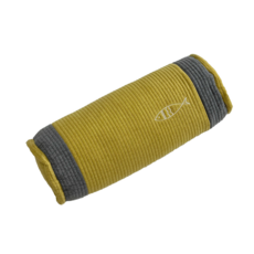 베딩스테이션 피그먼트워싱 천연소재 피쉬 물고기 자수 원형 대형 메밀 베개, 옐로우, 1개