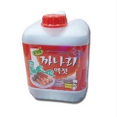 오정도까나리액젓9키로 겉절이용 업소용 식당용 대용량 큰통 까나리액젖 9kg, 4개