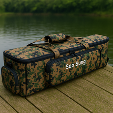 민물 낚시 낚시대 보조가방 보관집 백조 윙스타밀리터리 전투 짬 가방, 소