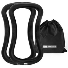 듀오솔루션 더밸런스 스키니 소프트 요가링 무돌기형 2P