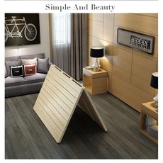 하드 나무매트 접이식 판자 매트리스 프레임 다다미 보드 패드 통판, 뼈대, B. 2단 두께2.7 cm