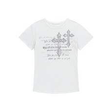 [아캄] Laced CROS2 Patch Half Top (White)