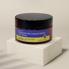 포고니아 데미지 헤어 리페어 실크 크림 퍼머 염색 전 후 손상복구 컬 크림, 1개, 100ml