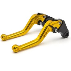 오토바이 브레이크 클러치 레버 조정 핸들 세트에 적합, 7. 147mm gold, 기본