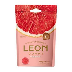 매크로 비달 레옹 사우어 자몽 젤리, 2개, 80g