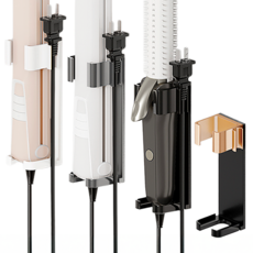 고데기 거치대 에어랩 거치대 무타공 3M, 화이트