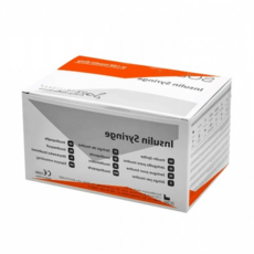 Sol-M 솔엠 인슐린 주사기 멸균 당뇨주사 혈당관리 용품 1cc 100개입, 100개