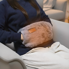 고르마 무선 복부 온열찜질기, 소프트 그레이
