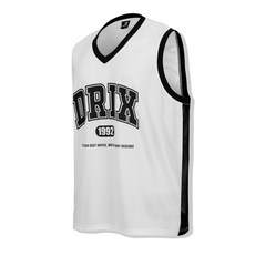 드릭스 DRIX 바스켓볼 메시 저지 사이드 패널 슬리브리스화이트 198665