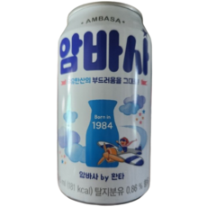 암바사 밀크소다, 345ml, 48개