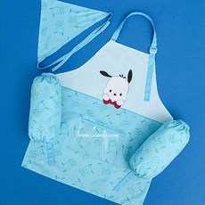 포차코 허니 앞치마 토시 두건 3종 세트