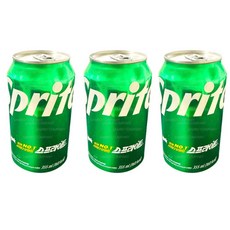 스프라이트 스프라이트뚱캔 355ml 3캔 뚱캔 스프라이트 탄산음료 사이다 dew+77419tR, 3개