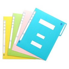 종이칼라정부화일A4 10개묶음 hib*413hn, 분홍