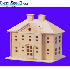 빌라 / COUNTRY MANSION / P071 / 20cm /우드크래프트 / 건축모형 / 목재 / 나무, 1개