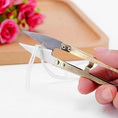 쪽가위 실밥제거 미니 봉제 수선 바느질 재봉, 1개, 기본
