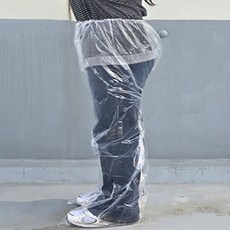 버터코코 투명 비닐 바지 비닐작업복